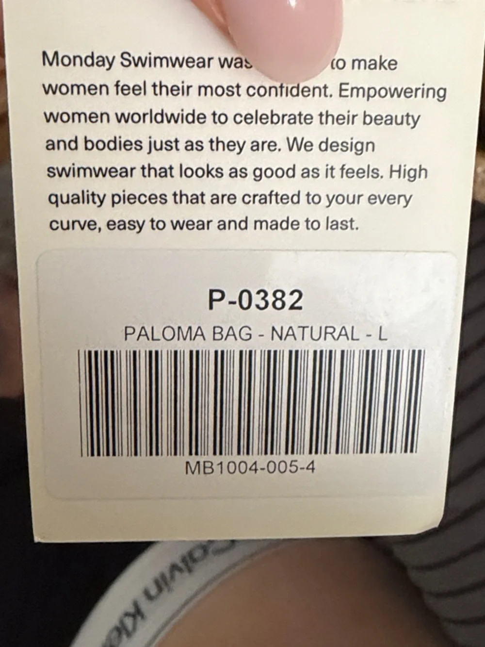 Monday Swimwear large monday